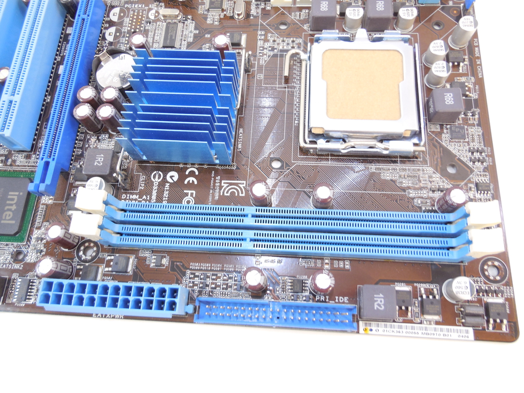 Материнская плата LGA 1155 Asus P8H61-MX R2. 0 Intel H61, 2xDDR3, PCI-E x16, 4xSATA, 24+4pin, VGA, DVI, 4xUSB, mATX Рамка задних портов - Pic n 272003