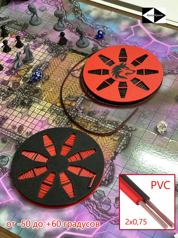 6,5м Акустический двужильный аудио кабель на катушке 2х0,75 Бухта качественных омедненный проводов автозвука колонок динамиков домашнего кинотеатра - Pic n 311055