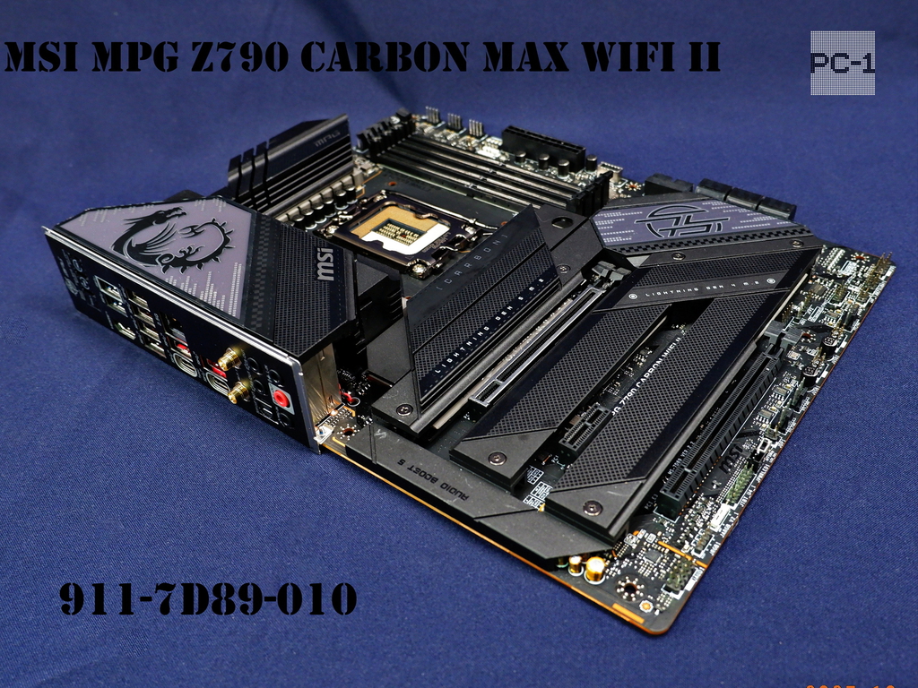 Материнская плата MSI Z790 MPG CARBON MAX WIFI II LGA 1700, Intel Z790, ATX, Ret 911-7D89-010 карбоново-черное оформление, Shield Frozr - Pic n 311065
