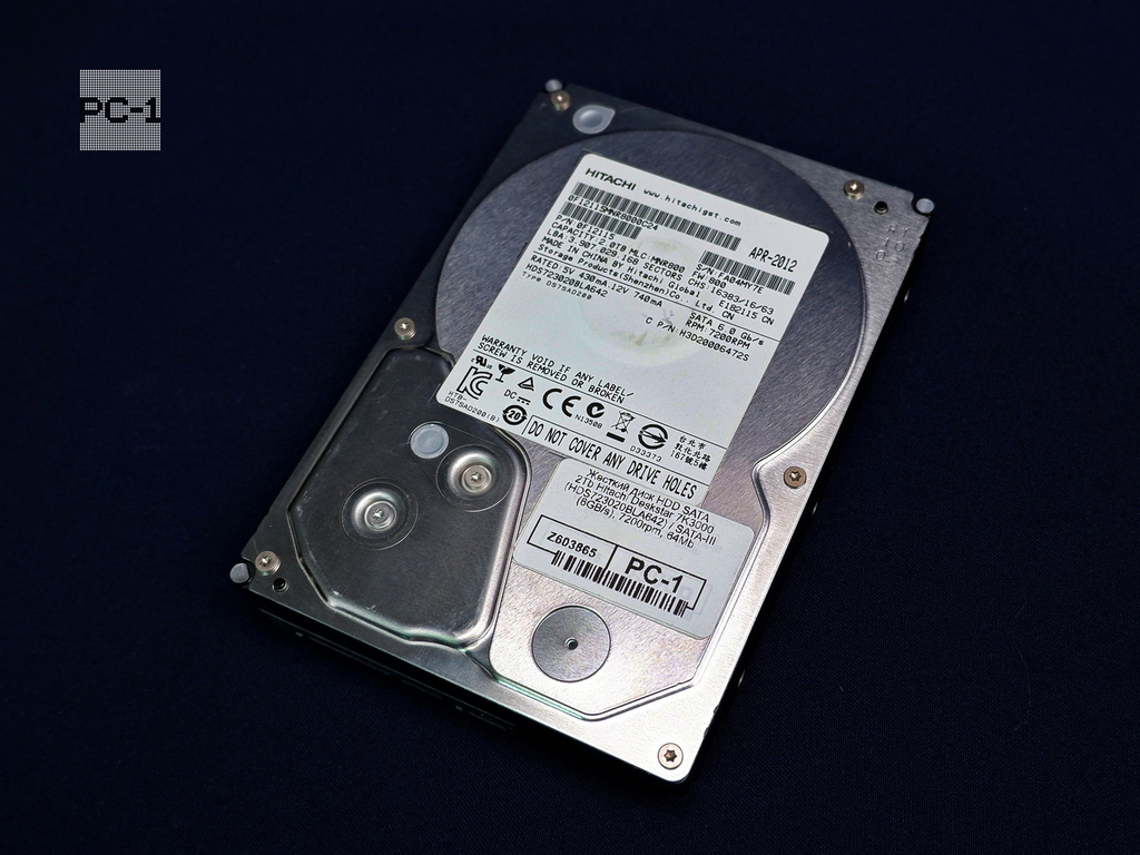 Жесткий диск 2Tb HDD 3.5" SATA Hitachi Deskstar 7K3000 HDS723020BLA642 SATA-III (6GB/s), 7200rpm, 64Mb  - Pic n 311070
