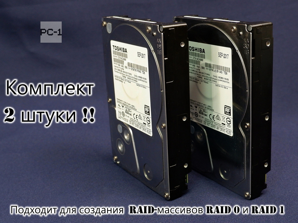 3TB Жесткий диск 3.5" HDD SATA-III 6Gb/s Toshiba DT01ACA300 Внутренний для ПК 7200 об/мин буфер 64МБ. Пробег 9000ч - Pic n 275295