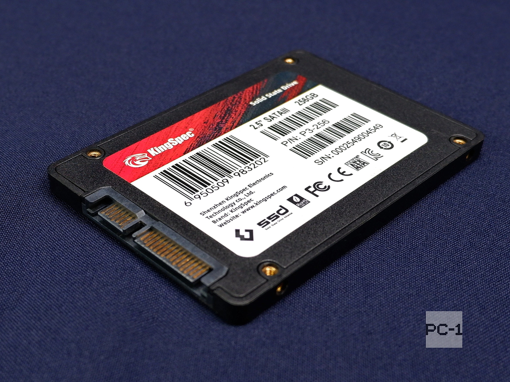 Твердотельный 256ГБ SSD накопитель 2.5" SATA III KINGSPEC P3-256 жесткий диск для ноутбука и настольного компьютера 550МБ/с Толщина 7мм - Pic n 311071