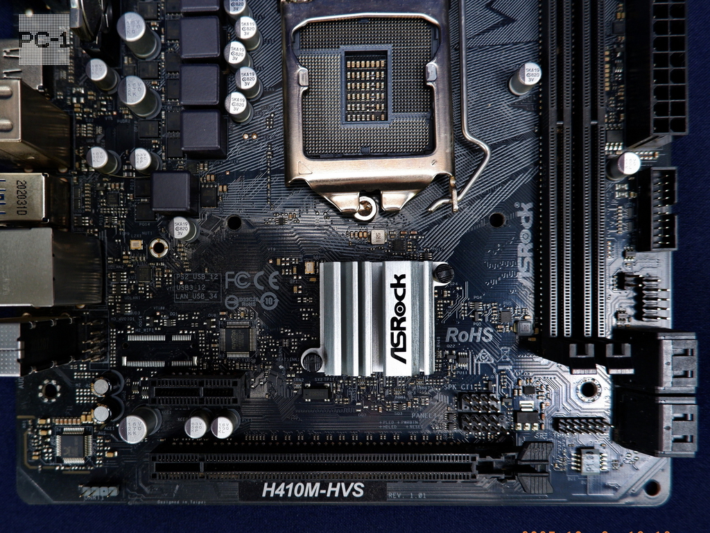 Материнская плата для ПК Socket LGA1200 ASRock H410M-HVS 2xDDR4 IntelH410 4хSATA 16xPCI-E HDMI D-Sub 1Гбит MicroATX S/N A8A1593AC2B5 - Pic n 311072