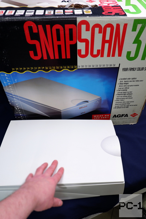 Раритет Сканер A4 AGFA SnapScan 310 MAC Version планшетный A4 CCD, 300 dpi, SCSI p/n:44.68502.021 Мануал драйвер на CD дисках + Контроллер SCSI  - Pic n 311073