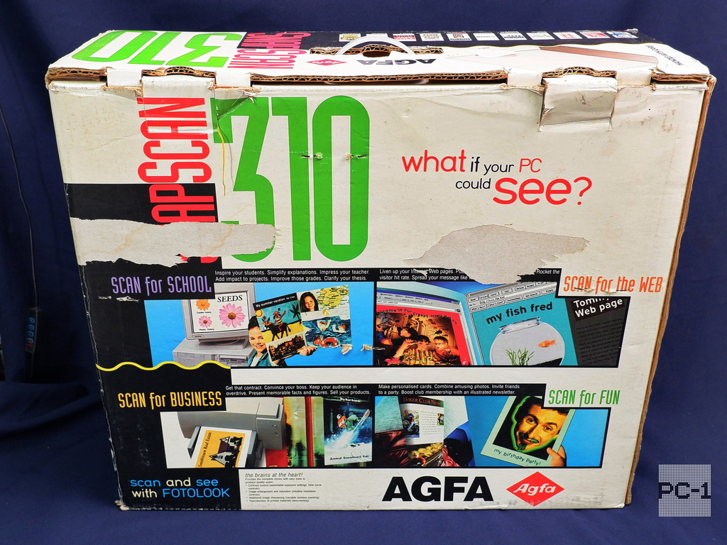 Раритет Сканер A4 AGFA SnapScan 310 MAC Version планшетный A4 CCD, 300 dpi, SCSI p/n:44.68502.021 Мануал драйвер на CD дисках + Контроллер SCSI  - Pic n 311073