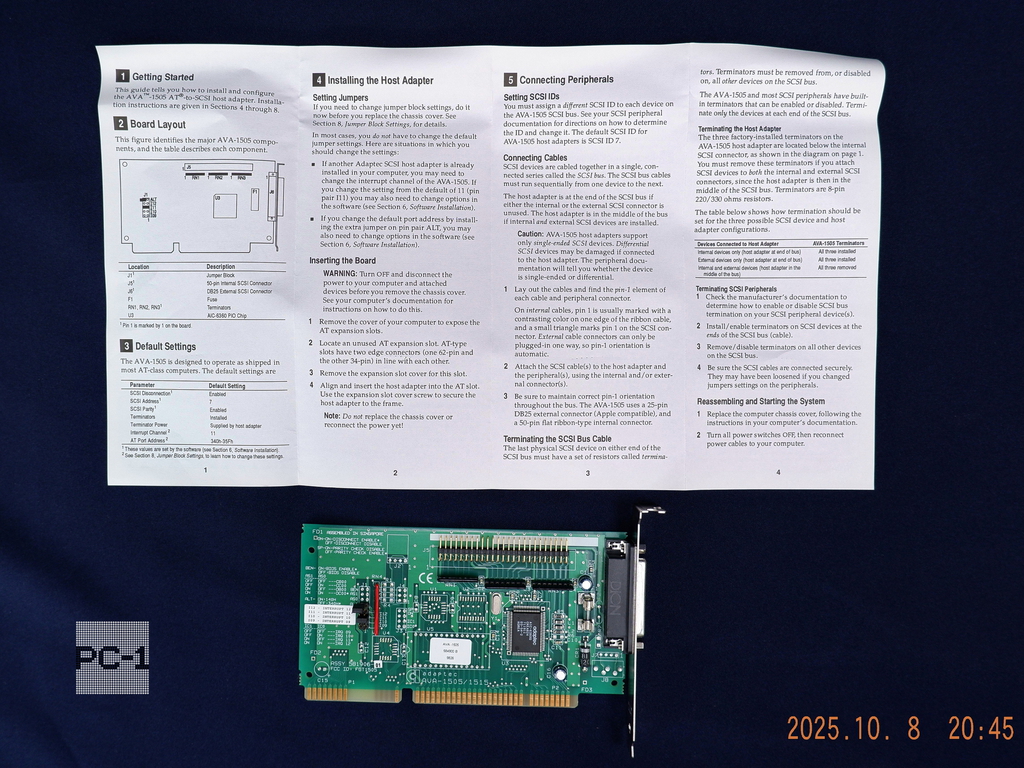 Раритет Сканер A4 AGFA SnapScan 310 MAC Version планшетный A4 CCD, 300 dpi, SCSI p/n:44.68502.021 Мануал драйвер на CD дисках + Контроллер SCSI  - Pic n 311073