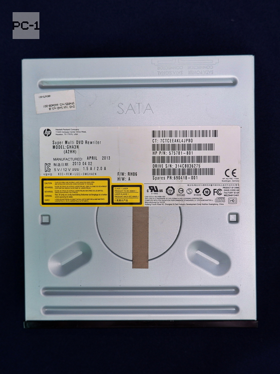 Оптический привод ПК SATA DVD±RW HP Holtek GHA3N 575781-801 Lightscribe For HP Business Desktops HP rp5000 HP Z-Workstations 7CTCEEAKL4JPBO 690418-001 - Pic n 311074