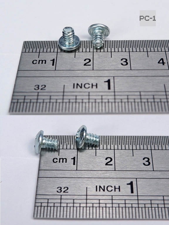 100шт Винты крепления жесткого диска ПК 6/32 UNC BM# 6-32x5 с сферической головкой (pan head) шлица под крестовую отвертку дюймовая резьба - Pic n 291215