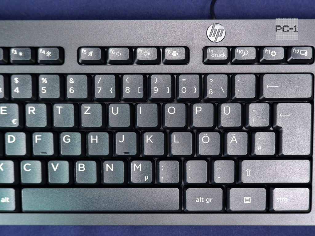 Немецкая раскладка QWERTZ!!! USB Клавиатура механическая HP 125 Wired Black TPA-P001K GR M27527-041 P/N 266C9AA#ABD M27881-041 BKTAA0BTJGQQTB - Pic n 311080