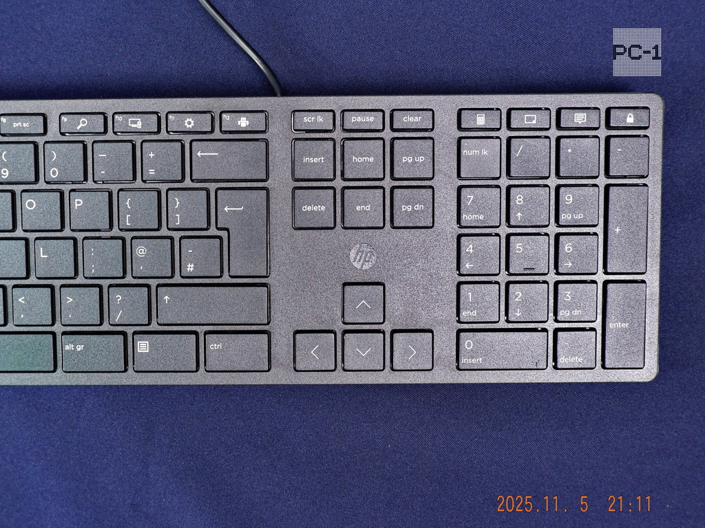 Только Английская раскладка!!! Механическая USB Клавиатура HP Wired Desktop 320K HSA-P010K / TPA-D0032K P/N L96909-031 CN L95712-031  - Pic n 311082