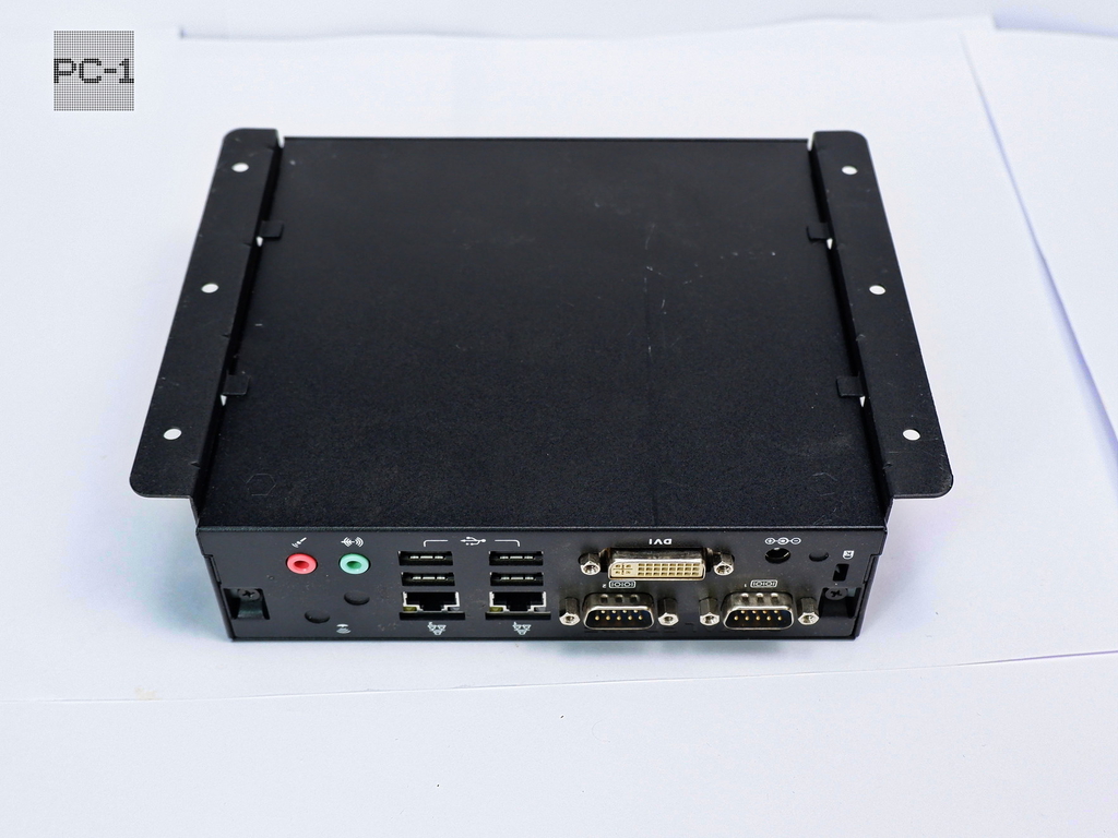 Мини ПК AOpen Digital Engine DE2700, Intel Atom N270 (1.60GHz), DDR2 2Gb, HDD 250Gb, Интерфейсы: 2xCOM, DVI-I, 4xUSB 2.0, 2xLAN, Sound, Mic. Windows 7 - Pic n 306399