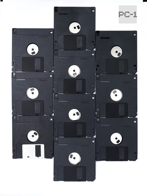 10шт. Дискеты FDD 1.44 Мб 3.5" черные в картонном боксе, форматированные, износостойкие. Гибкий магнитный диск время размагничивания 25лет! - Pic n 311094