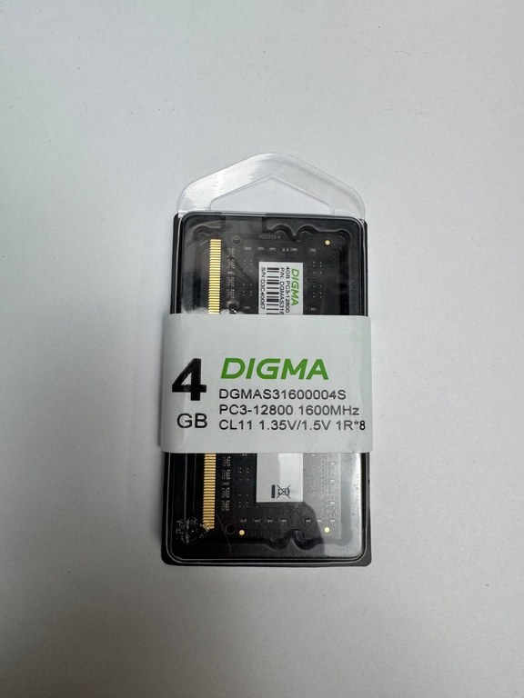 Оперативная память Digma DDR3 (SO — DIMM) 4GB - Pic n 311104