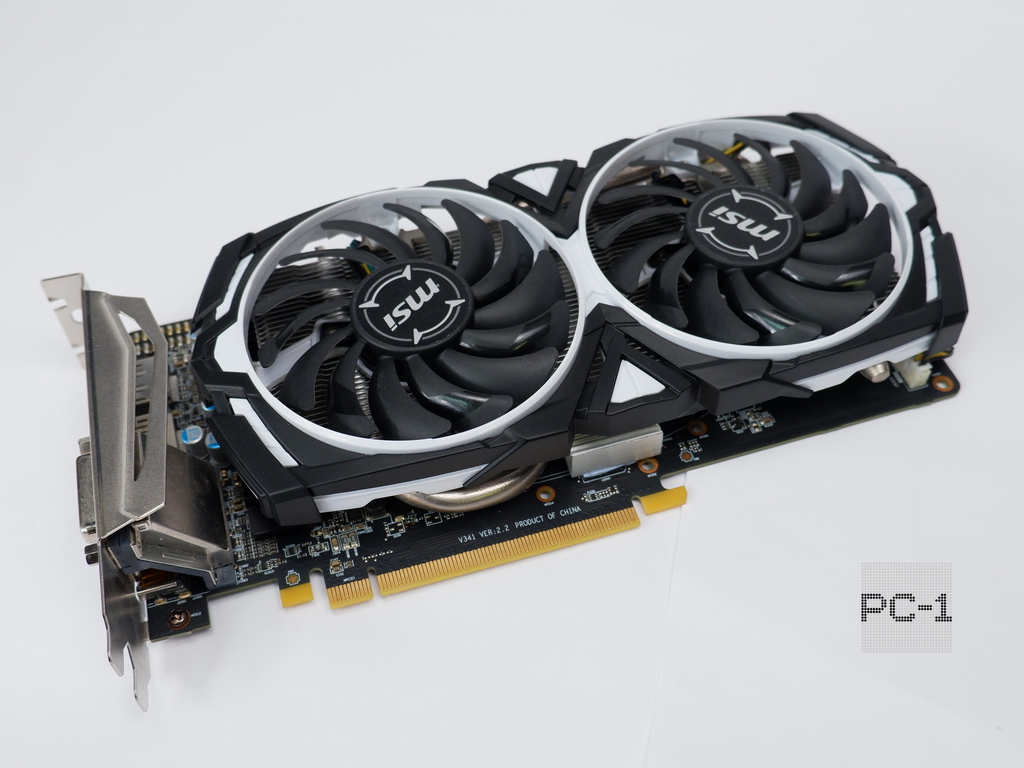 PCIe Видеокарта MSI Radeon RX 570 ARMOR 4G GDDR5 256-бит 1244МГц 7000МГц / DisplayPort3x / HDMI / DVI-D / длинна 245mm - Pic n 311115