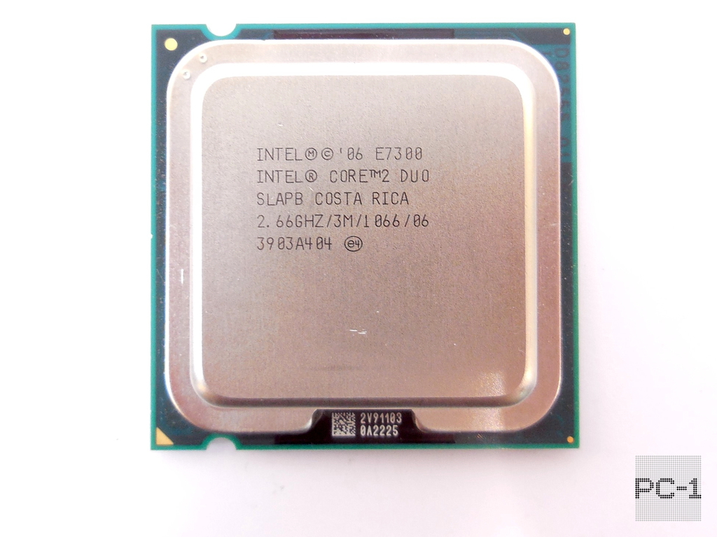 Процессор Intel Core 2 Duo E7300 2.66GHz 2 ядра, Socket LGA775, Cache L2 3Mb, FB 1066MHz, TDP 65W, Wolfdale, 45nm, 64-bit, NX Bit, SLAPB - Pic n 38281