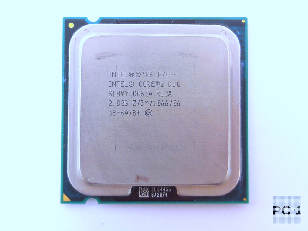 Процессор SLB9Y Intel Core 2 Duo E7400 2.80GHz 2 ядра, Socket LGA775, Cache L2 3Mb, FB 1066MHz, TDP 65W, Wolfdale, 45nm, 64-bit, NX Bit - Pic n 66847