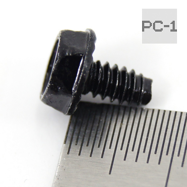 10шт. Чёрные Винты UNC 6-32 с шестигранной головкой для крепления комплектующих в корпус ПК. - Pic n 284515