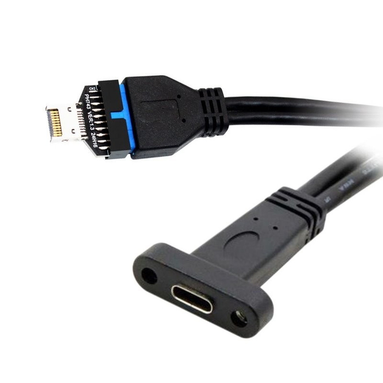 USB 3.2 Gen2 Front Panel Header to USB 3.0 19 Pin Header Converter - Pic n 311151