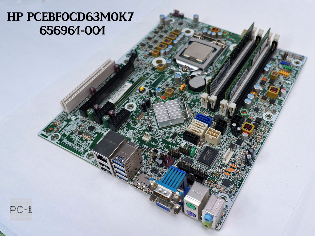 Комплект «Готовое ядро» Материнская плата LGA 1155 HP PCEBF0CD63M0K7, 656961-001+ процессор Intel Core i3-3220+ память 8 ГБ DDR3  - Pic n 311119