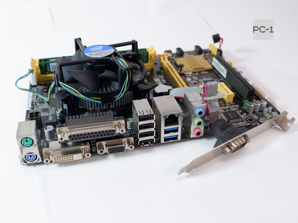 Комплект «Производительная база» Материнская плата Asus HB1M-C LGA 1150 + процессор Intel Core i5-4570S + память 8 ГБ Kingston DDR3 + кулер Intel  - Pic n 311120