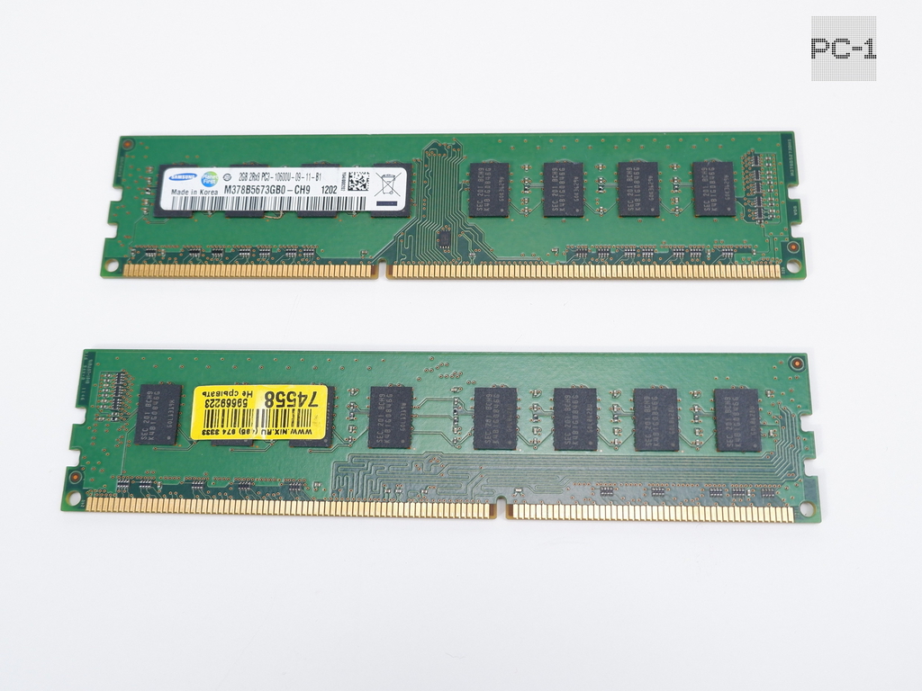 Оперативная память DDR3 2Gb Samsung PC3-10600 1333MHz m378b5773dh0-ch9 / m378b5673fh0-ch9 Тайминги: 9-9-9 1,5В. 240 контактов - Pic n 258057
