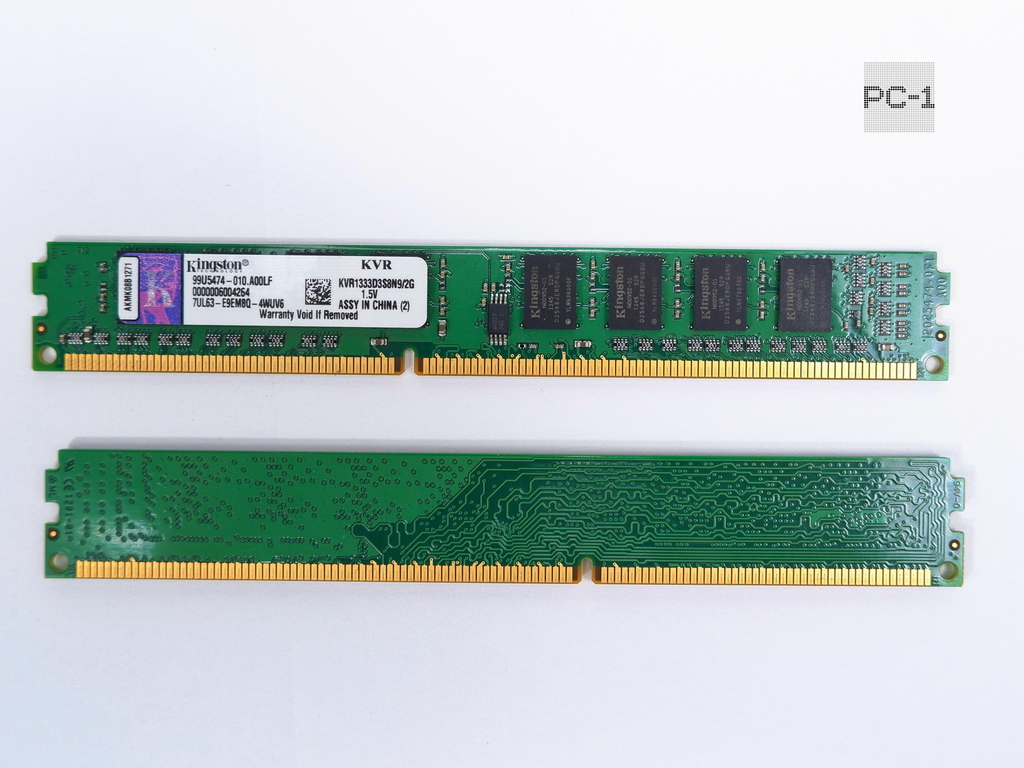 Модуль памяти DDR3 4GB (Kit 2шт. 2+2Gb) Kingston DDR3 1333 (PC 10600) DIMM 240 pin, 1.5 В, CL 9 - Pic n 253517