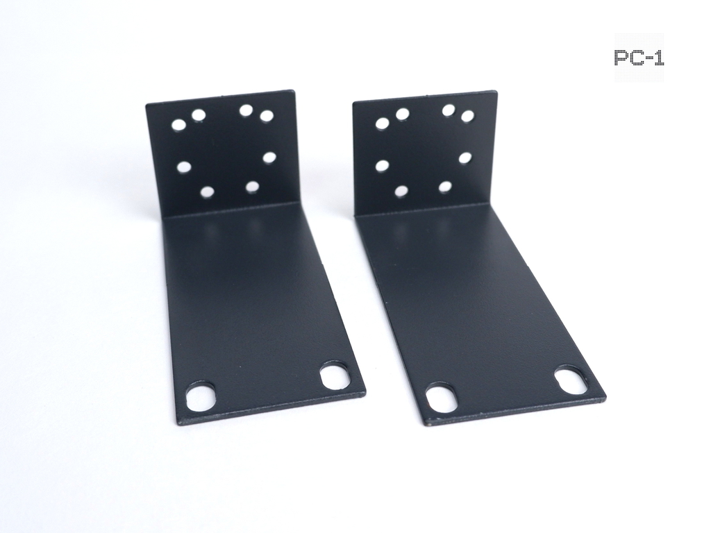 Набор для монтажа коммутатора в 19" к стойке. Ушки Крепления в стойку 19 дюймов в серверную стойку. Размеры: 93Х44Х45мм. Размеры крепления: 26х14 - Pic n 310160