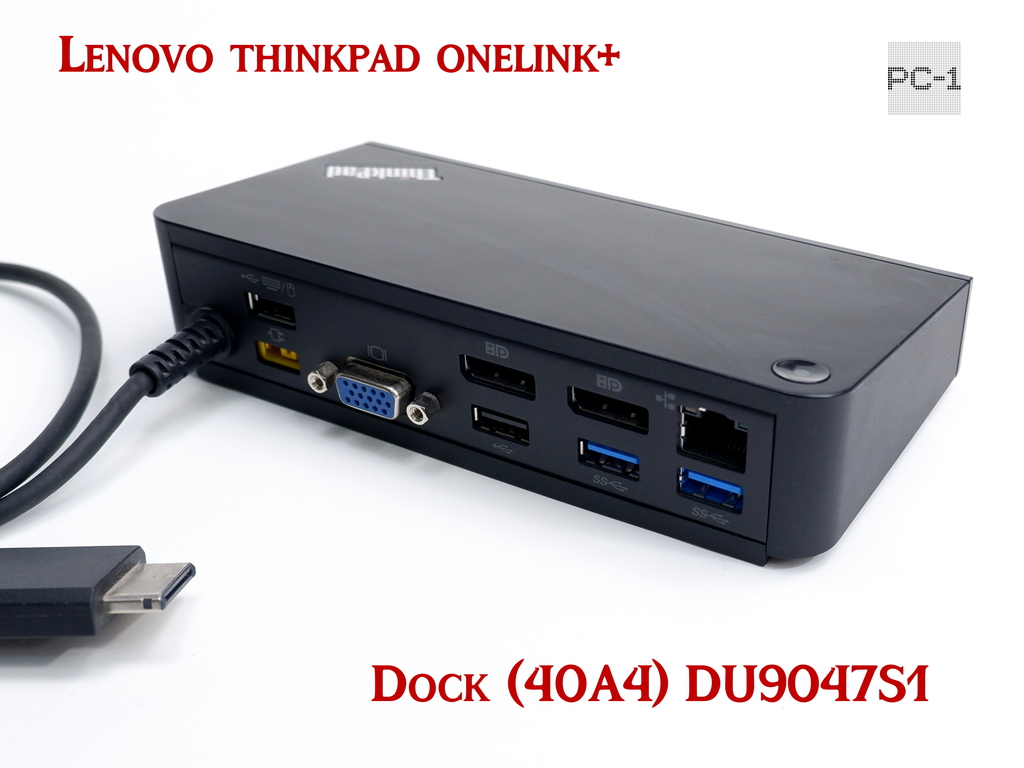 Док-станция для Lenovo thinkpad onelink+ Dock (40A4) DU9047S1 для ноутбуков Lenovo ThinkPad с портом OneLink+. Блок питания в комплекте - Pic n 311108