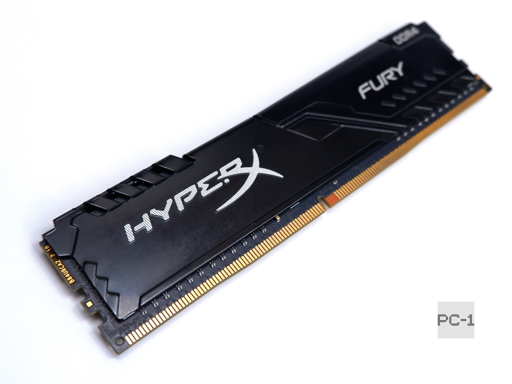 Оперативная память DDR4 8GB KIT 2x4GB Kingston HyperX FURY Black PC25600, тайминги 16-18-18-32, радиаторы, 1.35v - Pic n 311216