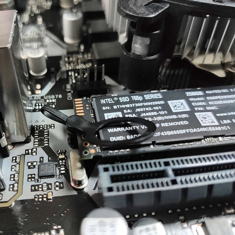 Универсальный Крепеж M.2 для материнских плат ASUS Anchor Tool якорь для SSD диска M2 в ПК + Винт со стойкой для крепления M.2 SSD NVME комплект 4шт( - Pic n 311218