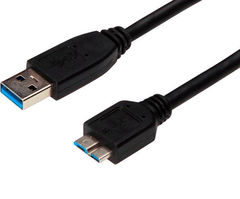 Кабель USB 3. 0 A to Micro B 30см чёрный