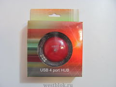 USB-хаб HB-01 круглый с подсветкой / 4хUSB 2.0