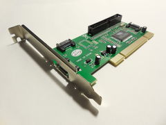 Контроллер VIA с PCI на IDE и SATA 3xPort