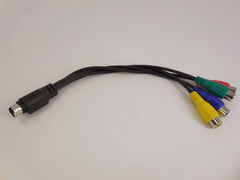 S-Video 4pin to 4RCA (Component + Composite)