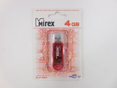 Флэш накопитель USB 4GB Mirex Elf Red