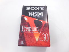 Видеокассета VHS-C Sony EC-30 Premium, 90 мин
