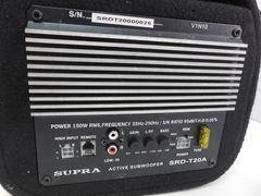 Сабвуфер активный SUPRA SRD-T20A, мощность: 150 Вт - Pic n 262938