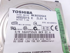 Жесткий диск 2.5" HDD IDE 80Gb Toshiba MK8032 - Pic n 262967