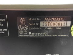 Профессиональный S-VHS плеер Panasonic AG-7650 - Pic n 263291