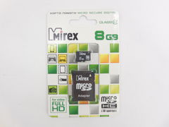 Карта памяти microSD 8GB Mirex