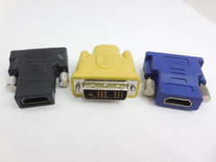 Переходник DVI-D to HDMI (19F) для подключения кабеля HDMI к разъему DVI