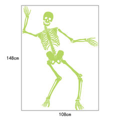 Стикер-наклейка на стену скелет для Хэллоуина - Pic n 268884