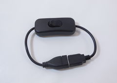 USB кабель удлинитель с выключателем 25cm - Pic n 269970