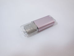 Флэш накопитель USB 2Gb Розовый. Девчячий