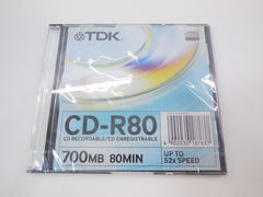 Диск CD-R 700MB TDK CD-R80SCA BOX 1шт