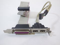 Bracket планка портов ПК 2 порта USB + порт LPT