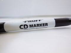 Маркер для CD-DVD Proff, двухсторонний, черный - Pic n 271303