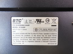 Клавиатура BTC 9116URF Black USB - Pic n 271602
