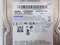 Жесткий диск 3.5 SATA 2TB Samsung HD203WI - Pic n 273125