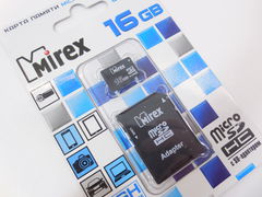Карта памяти Mirex 16Gb microSDHC Class4